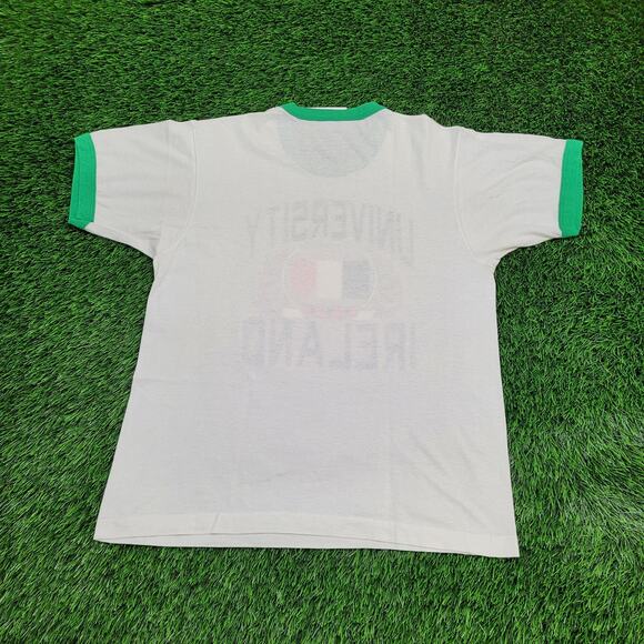 Vintage 80s Screen-Stars Shirt M/L 20x26 USA - Picture 5 of 15